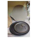 Pizza Baking Stone, Pans and Pizza Cutter