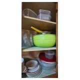 Assorted Kitchenware and Food Storage Containers