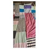 Patchwork Quilt with Assorted Fabric Designs