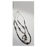 Sterling Silver Multi-Strand Necklace with End of
