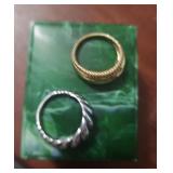 Two Tone Metal Ring Assortment