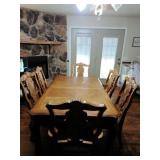 Dining Table with Six Chairs