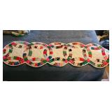 Handmade Patchwork Table Runner with Interlocking