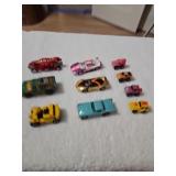 Collection of Miniature Toy Vehicles
