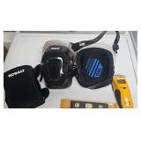Kobalt Knee Pads, Stud Sensor, and Level
