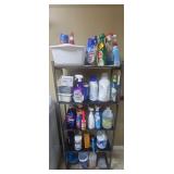 Multi-Tier Metal Storage Rack with Various Cleanin