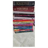 Assorted Book Collection Including Dictionaries, C