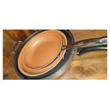 Copper-Toned Frying Pan