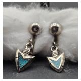 Arrowhead Turquoise Earrings
