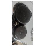 Lodge and Pioneer Woman Cast Iron Skillets