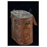 BRASS MINNOW BUCKET - EARLY 1900s
