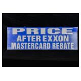 EXXON SIGN - METAL