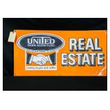 UNITED FARM AGENCY SIGN - METAL