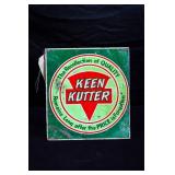 KEEN KUTTER METAL TIN TACKER SIGN