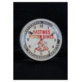 BUBBLE GLASS HASTINGS CLOCK (WORKS)