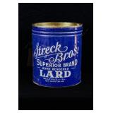 LARD CAN - STRECK BROS
