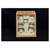 JOHN PRIMBLE KNIFE DISPLAY W/7KNIVES