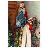 BLOW MOLD SANTA & OTHER CHRISTMAS DECOR