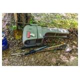 VARIOUS HAND TOOLS & PLASTIC MAILBOX