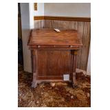 OAK DAVENPORT DESK
