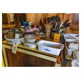 CORNINGWARE & OTHER MISC DISHES