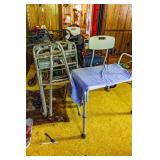 HANDICAP ACCESSORIES - WALKERS, SHOWER CHAIR