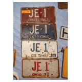 1962, 63, 69, 70 JE1 - OH Plates