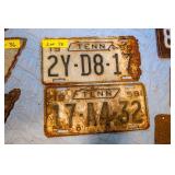 1958 TN Plates - non matching