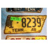 1948 TN Plate