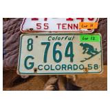 1958 Colorado Plate