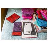 Flat of electronics - some locked apple products