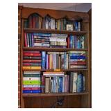 4 shelves of books