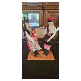 Vintage Polish Folk Dolls  Para Krakowska