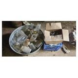 Assorted Vintage Glass Canning Jars & Bottles