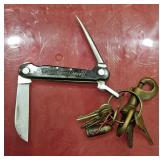 Vintage KA-BAR Rigging Knife with Marlinspike & As