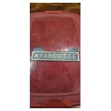 Vintage Wyandotte Cast Metal Nameplate