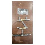 Vintage Pocket Knife Lot  Ulster USA, Pakistan Bo