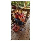 Gas Cans, Hand Tools, Extension Cord & Utility Lot