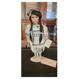 Duck House Heirloom Doll  Traditional Costume wit
