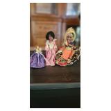 Lot of 3 Vintage International Souvenir & Costume