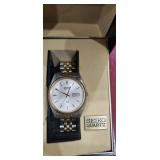 Vintage Seiko Quartz Day-Date Two-Tone Men