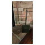 Vintage Fireplace Popcorn Popper & Metal Hearth Co