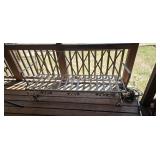 Vintage Metal Porch or Garden Bench Frame
