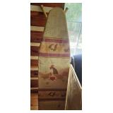 Vintage Rooster & Hen Farmhouse Ironing Board