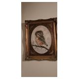 Owl Décor Collection  Figurines & Framed Owl Artw