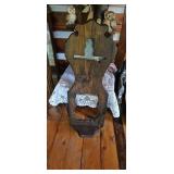 Rustic Wooden Owl Wall Shelf