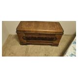 Vintage Cedar-Lined Wooden Blanket Chest / Hope Ch