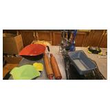 Assorted Bakeware, Vintage Rolling Pins & Kitchen