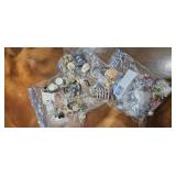 Large Assortment Vintage Costume Jewelry  Brooche