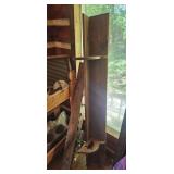 Rustic Wooden Wall Shelf with Owl Cutout  Western